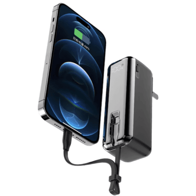 Quick Charger Power Bank With Fast USB AC Plug (3)