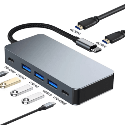 Splitter Adapter 5Gbps Docking Station (1)