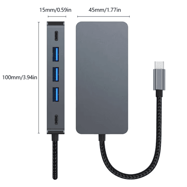 Splitter Adapter 5Gbps Docking Station (8)