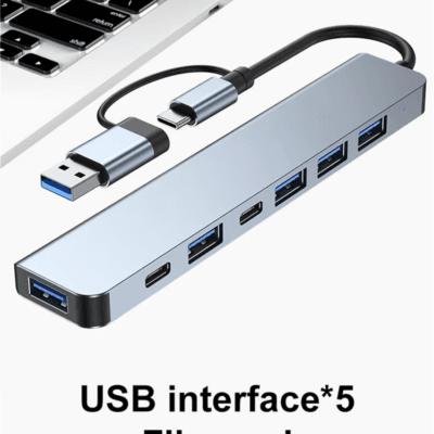 Splitter Adapter With TF SD Reader Slot for Macbook (7)
