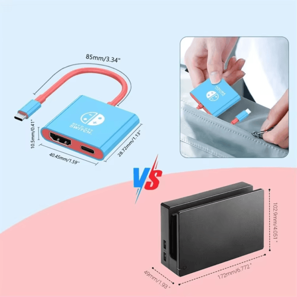 Switch Docking Station TYPE-C Hub (2)