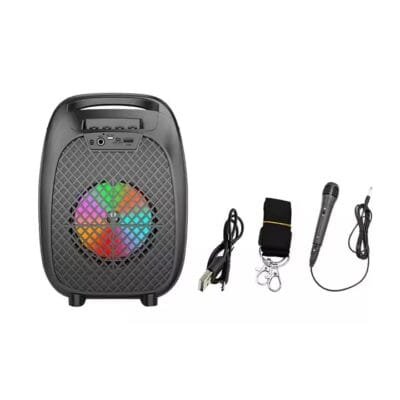 Portable Outdoor High Power Super Bass Karaoke Subwoofer Party Stage Dj Active Blue Tooth Trolley Speaker