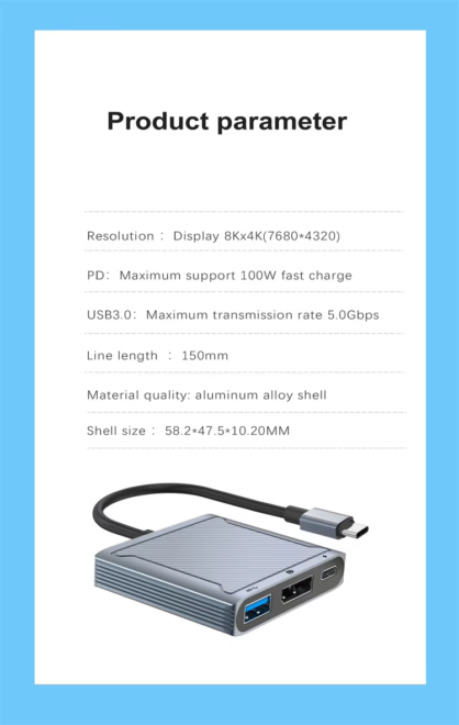 Type C Docking Station Type C to Display (1)