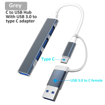 Type C to 4 Ports USB Adapter (11)