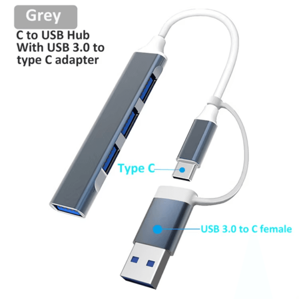 Type C to 4 Ports USB Adapter (11)