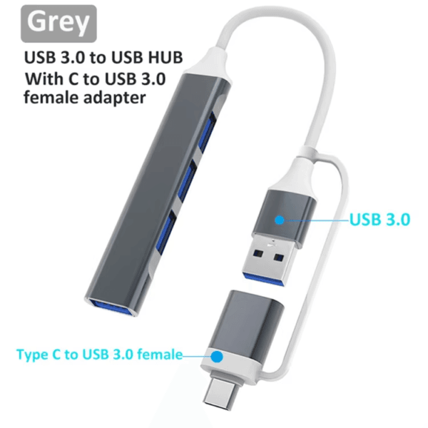 Type C to 4 Ports USB Adapter (9)