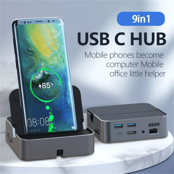USB C Adapter Dock Dongle for MacBook air Pro (10)