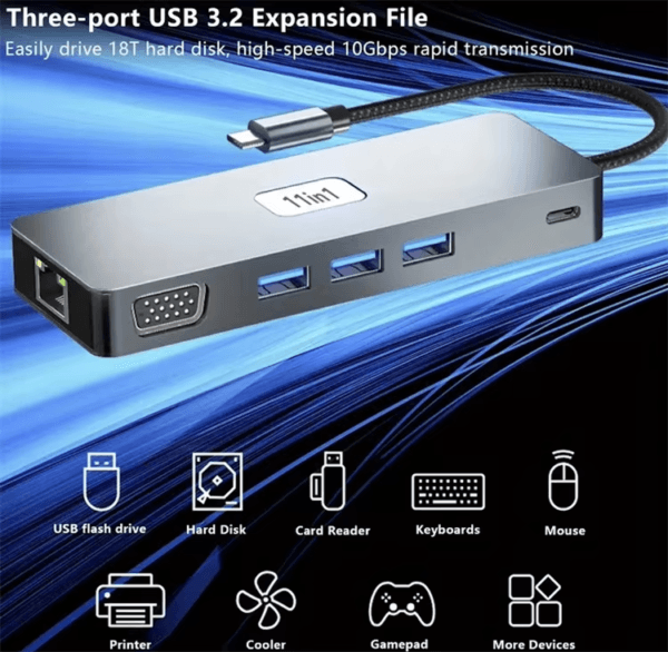 USB C Adapter for MacBook Pro (3)
