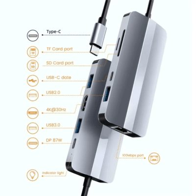 USB HUB Dock Station Splitter (11)