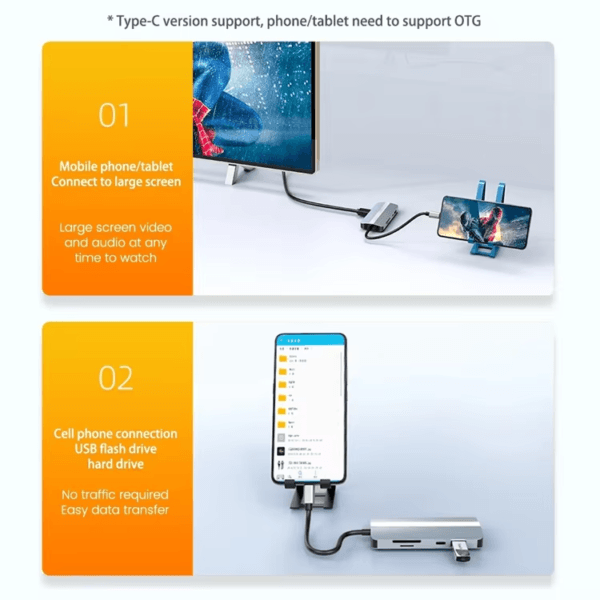 USB HUB Dock Station Splitter (14)
