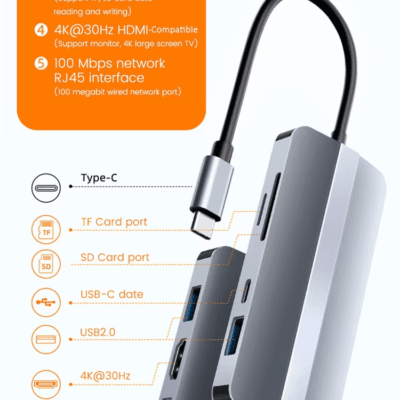 USB HUB Dock Station Splitter (18)