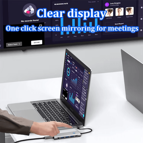 Usb TYPE C to HD Adapter Docking Station (2)