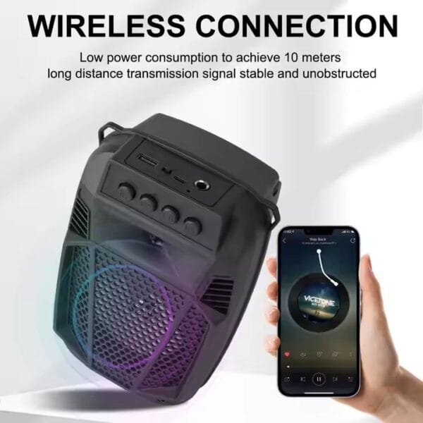 With LED Light USB FM Radio (5)