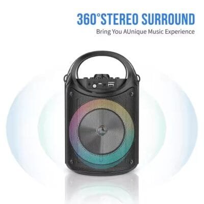 outdoor karaoke speaker with mic (2)