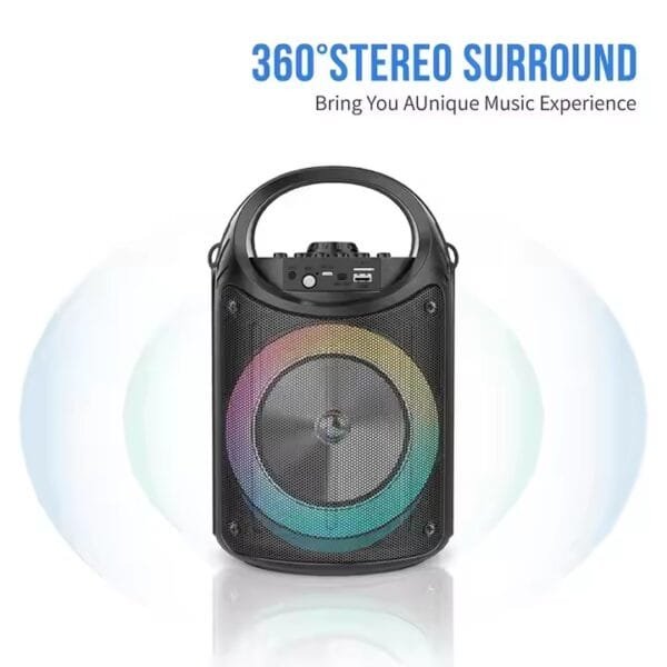 outdoor karaoke speaker with mic (2)