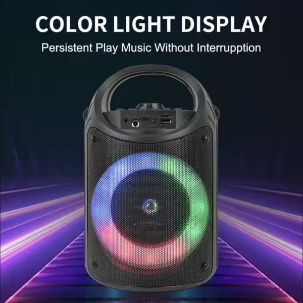 outdoor karaoke speaker with mic (4)