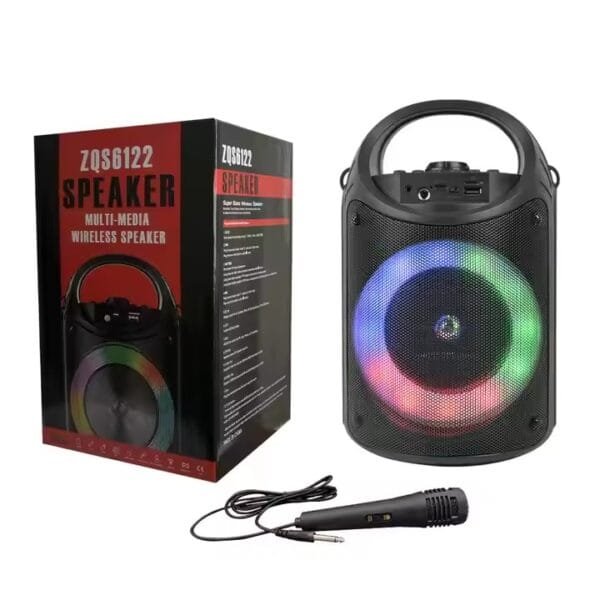 outdoor karaoke speaker with mic (5)